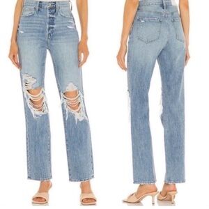 Pistola Cassie Ultra High Rise Ripped Distressed Jeans Women’s Size 29
